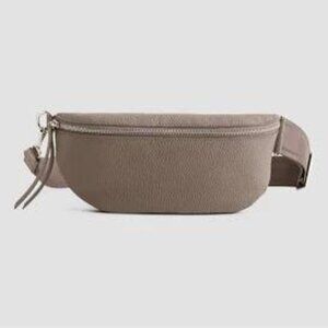 Quince Italian Pebbled Leather Sling Bag